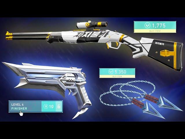 Buying EVERY NEW Skin in VALORANT Episode 8 (NEW OUTLAW)