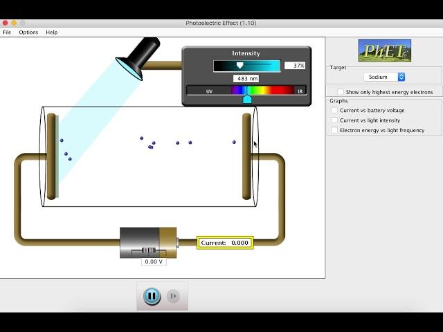 7A10.11 Photoelectric Effect Simulation