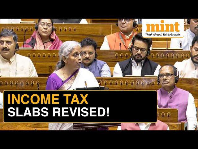 Budget 2024: Income Tax Slabs Revised, Standard Deduction Increased | FM Nirmala Sitharaman
