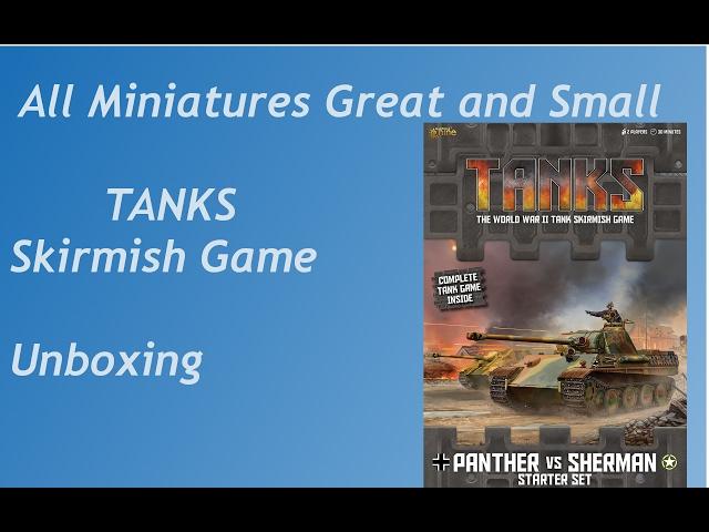 Tanks unboxing - New tank game from Battlefront