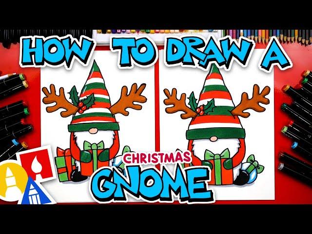 How To Draw A Christmas Gnome