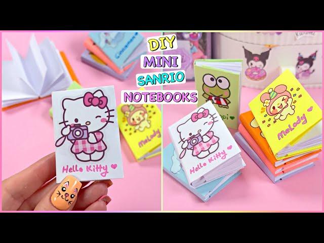 DIY - Mini Sanrio Notebooks -  Cute and Easy