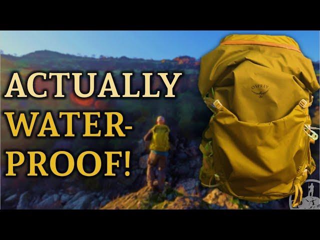 A FULLY FUNCTIONAL Waterproof Backpack - Osprey's Downburst 36!