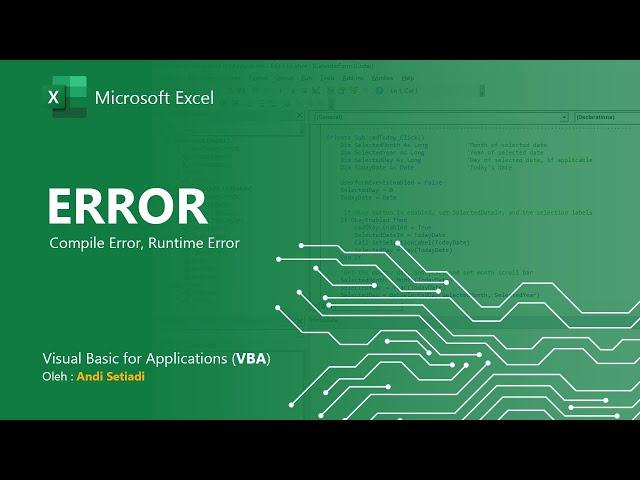 Tips & Trick VBA : Kupas Tuntas ERROR di VBA