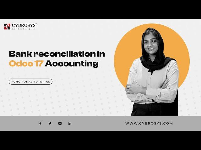 How to Configure Bank Reconciliation in Odoo 17 Accounting App | Bank Reconciliation in Odoo 17