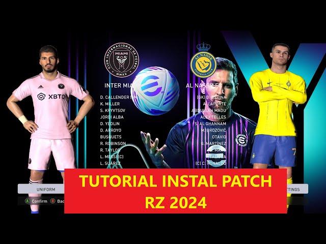 How to instal patch pes 2017 RZ patch 2024