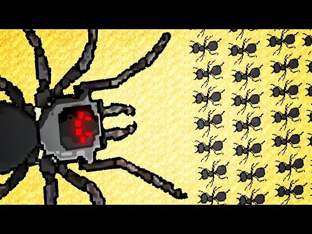 MASSIVE SPIDER vs Endless Ant Army Battle in Pocket Ants: Colony Simulator!