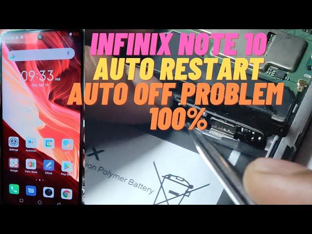 infinix note 10 auto restart auto off problem  100% fix jumper solution