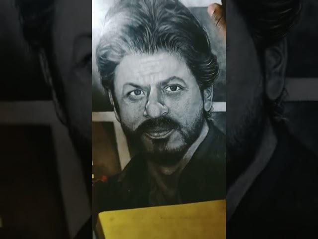 Pencil Drawing of Shahrukh Khan ️#pencilartist #shorts #srk #shahrukhkhan