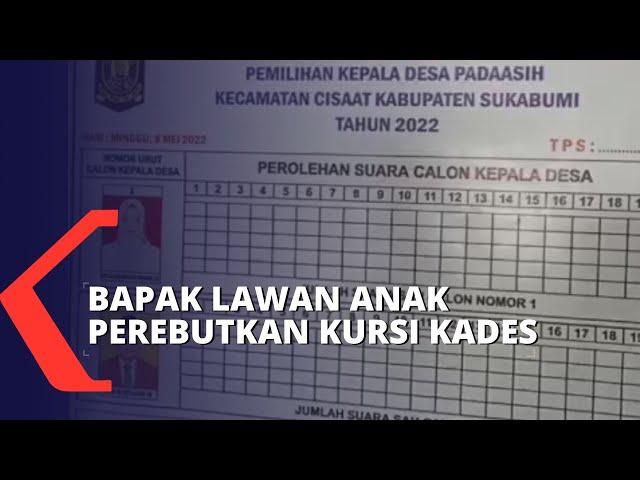 Bapak dan Anak Bertarung Perebutkan Kursi Kepala Desa di Sukabumi