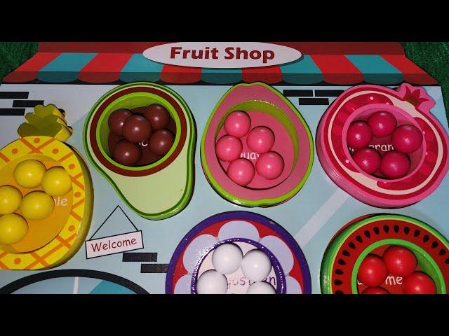  SATISFYING COLOR SORTING FRUIT SHOP FOR KIDS