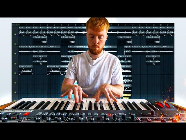 Making a FIRE Beat With My New $3000 Analog Synth