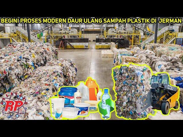 THIS IS THE MODERN PROCESS OF RECYCLING PLASTIC WASTE INTO FINISHED PRODUCTS IN DEVELOPED COUNTRIES