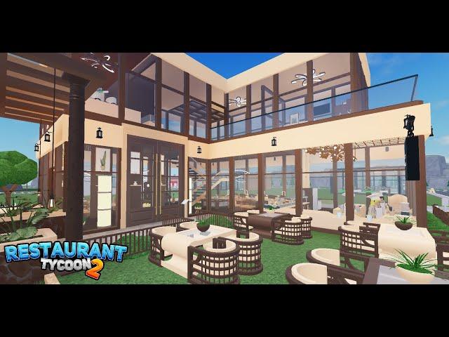 DIAMOND LOUNGE | RESTAURANT TYCOON 2 SPEED BUILD (EXTERIOR) ️️ #roblox #restauranttycoon2