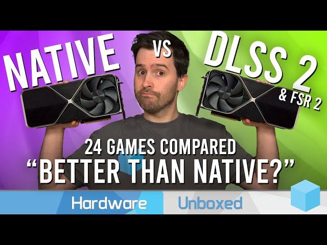 Is DLSS Really "Better Than Native"? - 24 Game Comparison, DLSS 2 vs FSR 2 vs Native