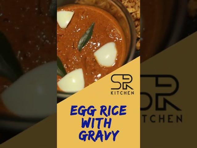 Easy Egg Rice with Gravy   | #Shorts | Sivaraman Kitchen