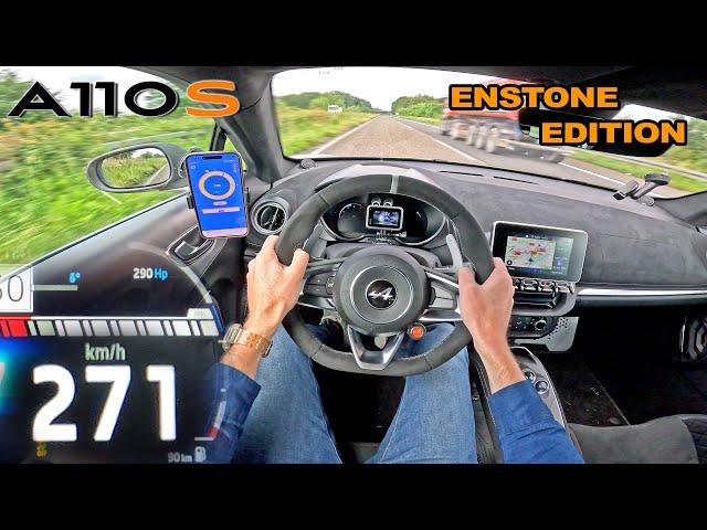 2024 ALPINE A110S *271KMH* on AUTOBAHN [NO SPEED LIMIT]