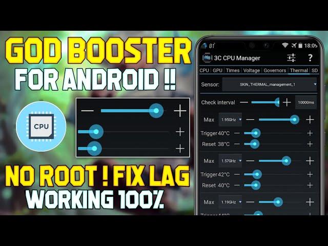 Overclok Android Performance | Unleash Max Performance For Android ! No Root