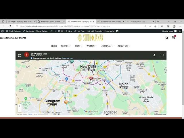 How to Add Multiple Store Locations in Google Map WodPress without any Plugins | By SS Wale