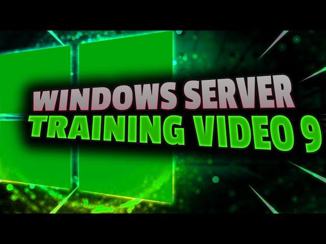 How To Setup Share Folders and Permissions in Windows Server 2022 -  Video 9 with InfoSec Pat