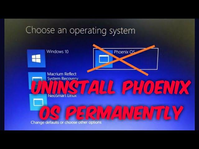 How to uninstall phoenix os without any data lose || tamil