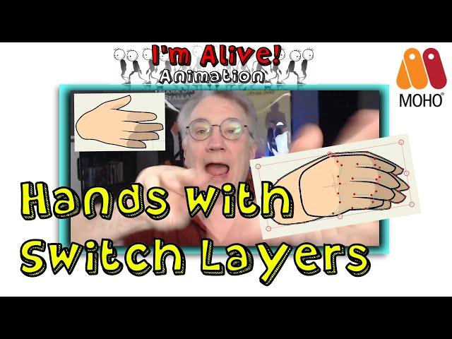 Animate Hands with Switch Layers| Moho | Tutorial