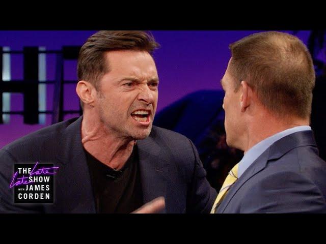 John Cena Teaches Hugh Jackman Reverse Trash Talking