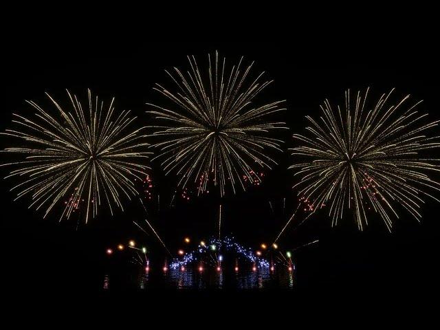 (4K) I Will Always Love You “Whitney Houston” Synchronized fireworks display FWsim