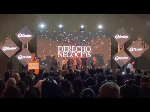 Entrega de premios de la revista Derecho y Negocios