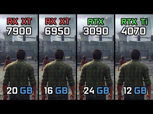 RX 7900 XT vs RX 6950 XT vs RTX 3090 vs RTX 4070 Ti  Test in 13 Games