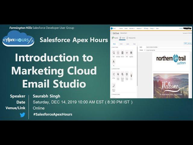 Introduction to Marketing Cloud Email Studio