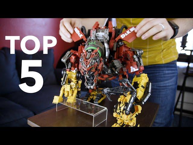 Ranking MY TOP 5 FAVORITE TRANSFORMERS figures!