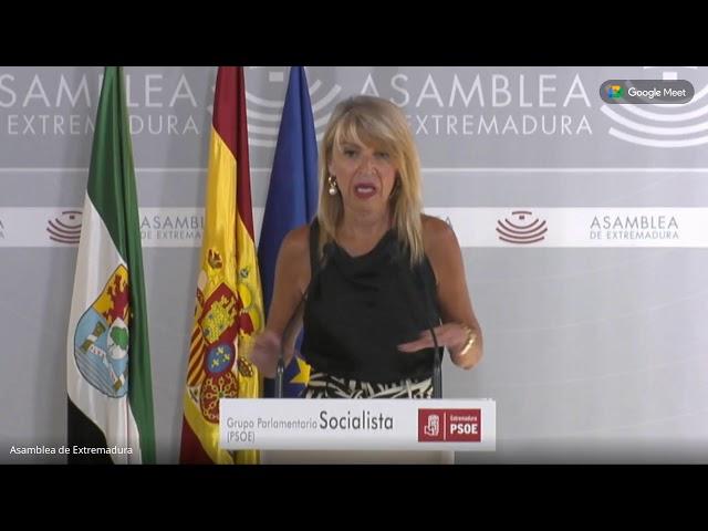 Rueda de prensa subtitulada por Youtube de los portavoces de los grupos parlamentarios 16/07/2024