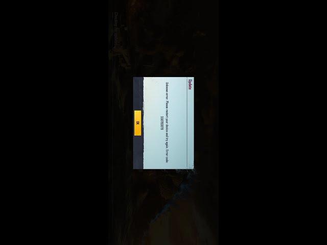 Please restart your device and try again PUBG MOBILE Problem Solution. Unknown error PUBG.