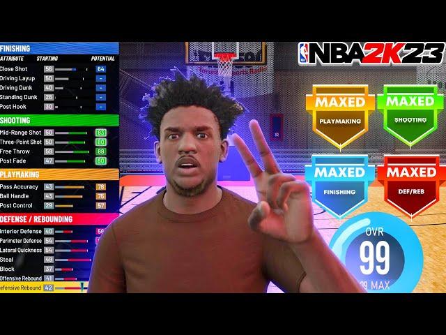 GAME BREAKING BEST BUILD is a DEMIGOD in NBA 2K23! *INSANE* ALL AROUND BUILD! Best Build NBA 2K23!