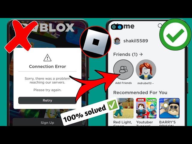 How to fix roblox sorry there was a problem reaching our servers 2024 | roblox connection error 2024