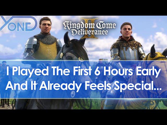 I played 6+ hours of Kingdom Come Deliverance 2 early and it already feels special...