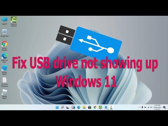 How to fix USB drive not showing up windows 11