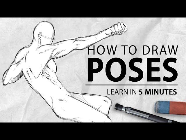 Learn to draw Poses in 5 Minutes! [Beginner Tutorial] | Drawlikeasir