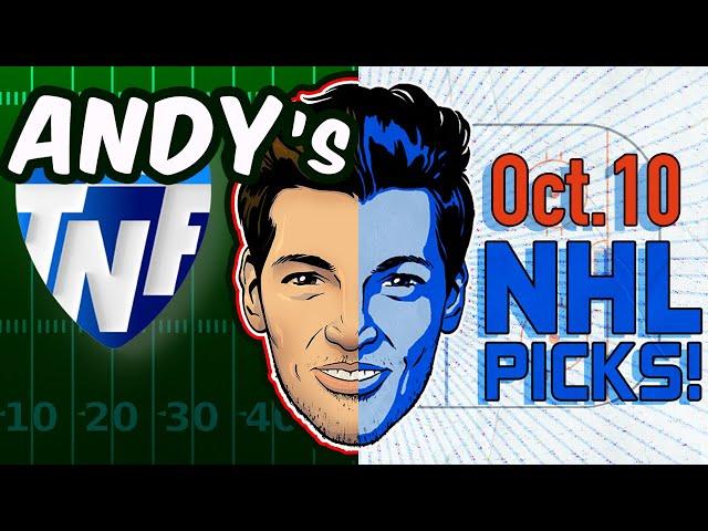 Andy's Best NFL + NHL Sniffs, Picks & Pirate Parlays 10/10/24 | Thurs Night Football 49ers-Seahawks