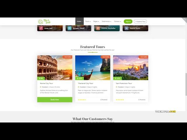 Trip Guide Tour Travel Travel Agency WordPress Theme TMT Julius Meredith