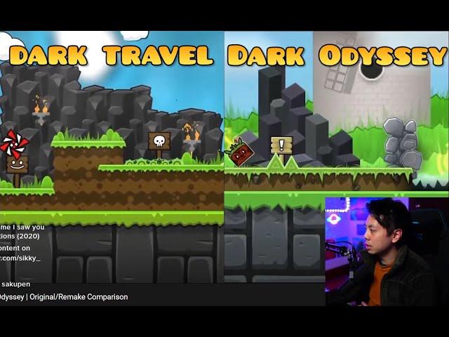 Reacting to Dark Travel vs Dark Odyssey (JonathanGD) - Remake Comparison