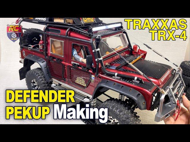 TRAXXAS TRX-4 | DEFENDER PICKUP Making | Off-road Driving #1