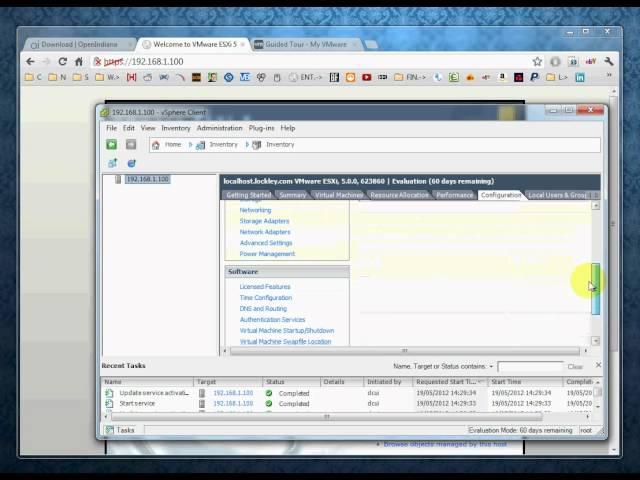 ESXi5 Video 2 - How to License ESXi 5 using VMWare VSphere