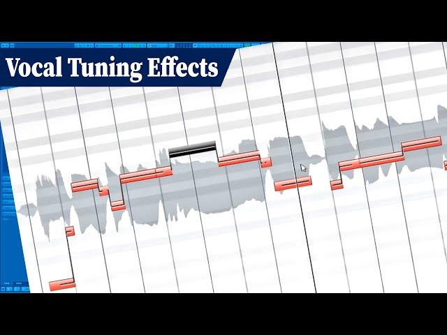 Vocal Tuning Effects in Cubase VariAudio, Melodyne and Waves Tune