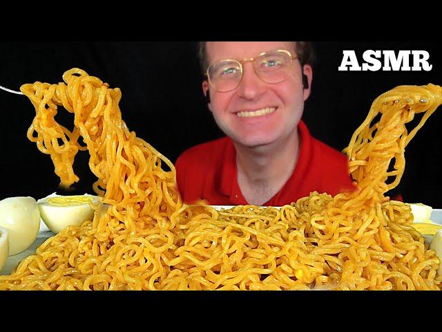 ASMR INDOMIE MI GORENG NOODLES MUKBANG (No Talking) EATING SOUNDS