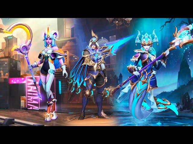 NEW Skins Preview - Anima Squad, Stargazer, Winterblessed, Shan Hai Scrolls - Wild Rift