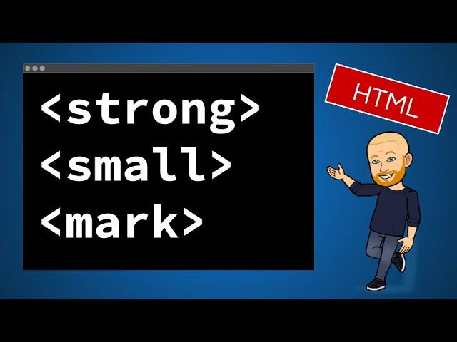 HTML: text formatting