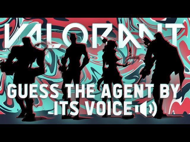 Guess the Valorant Agent by their Voice | Challenge | MrGamie