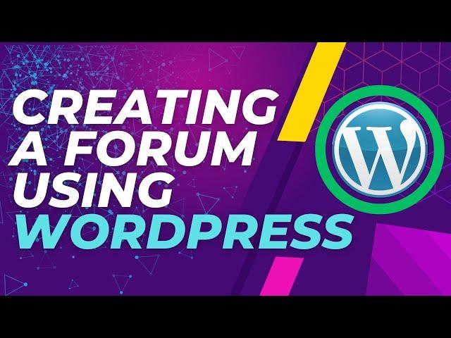 How to create a Forum in WordPress | Make Forum site in wordpress